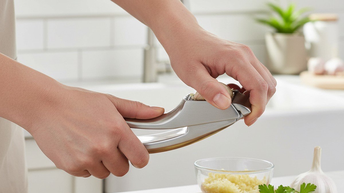 stainless steel garlic press - Stainless Steel Garlic Press