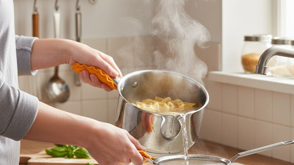 hot pot handling - Farfalloni Pasta Pot Grips
