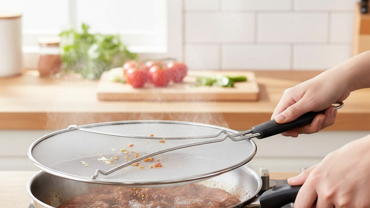 splatter screen - 13-Inch Stainless Steel Splash Screen