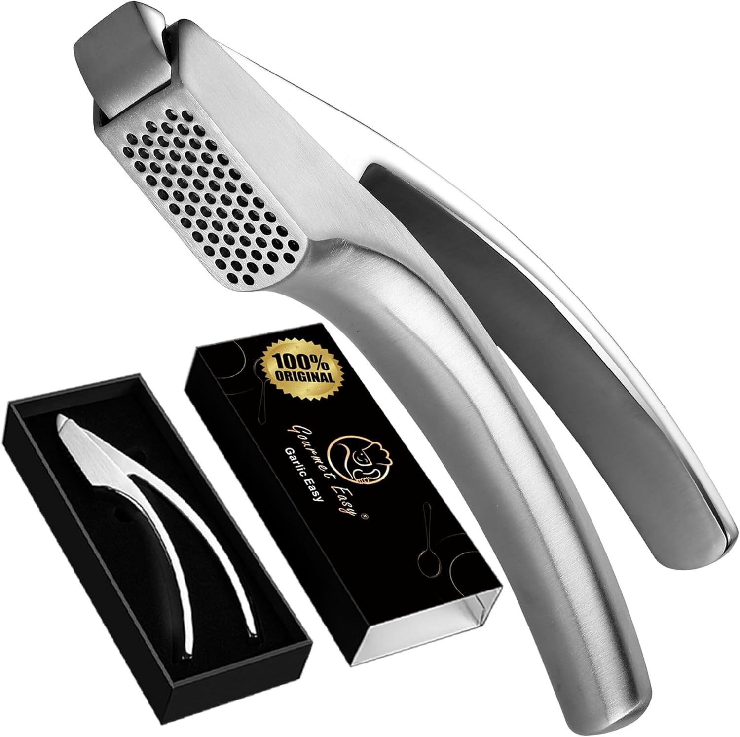 Stainless Steel Garlic Press