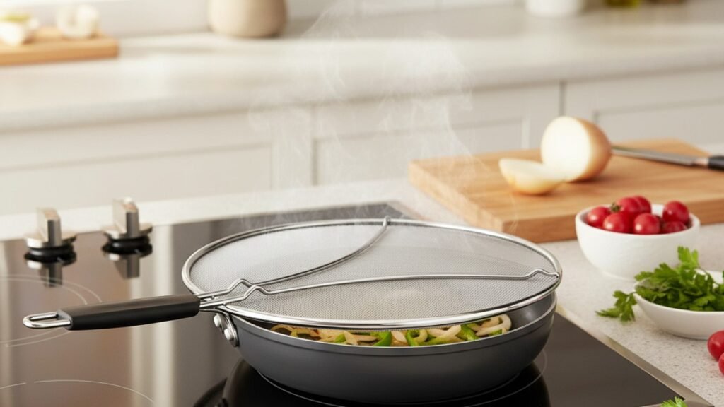 splatter screen - 13-Inch Stainless Steel Splash Screen