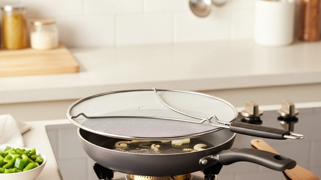 splatter screen - 13-Inch Stainless Steel Splash Screen