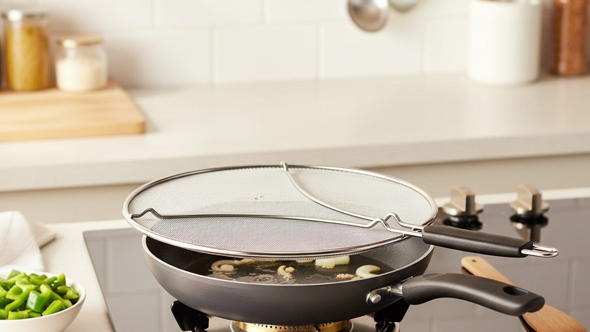 splatter screen - 13-Inch Stainless Steel Splash Screen